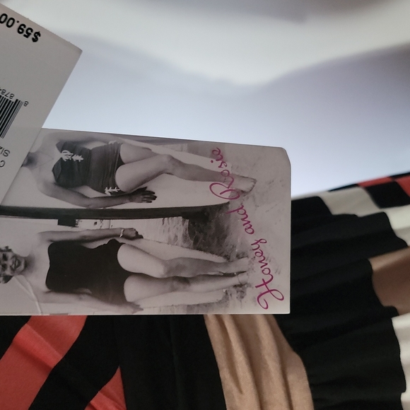 Honey and Rosie Black/Taupe Coral Strapless Maxi Dress - Picture 5 of 6